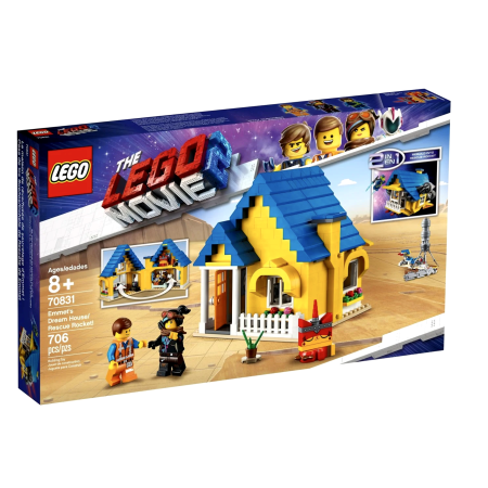 LEGO The Movie 2 70831 Dom Emmeta/Rakieta ratunkowa